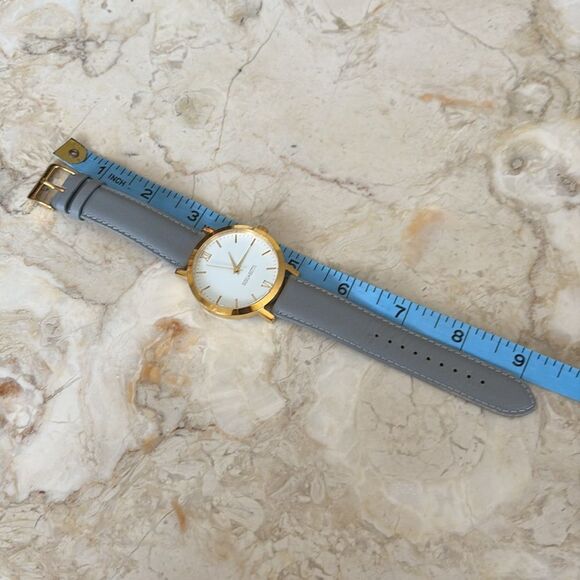 Berg & Betts Large Dial Wristwatch Leather Strap Unisex NWOT - Picture 12 of 12